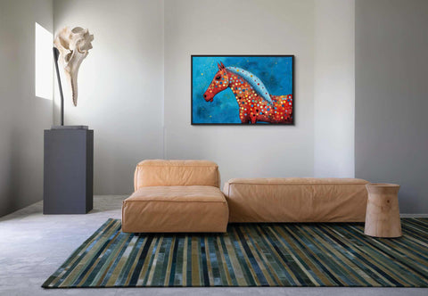 Painted Red Pony