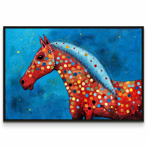 Painted Red Pony