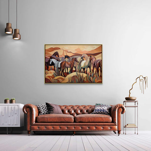 Resting Horses