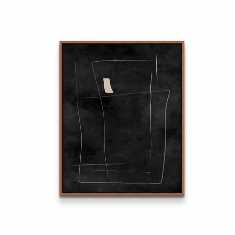 a black and white drawing of a rectangle