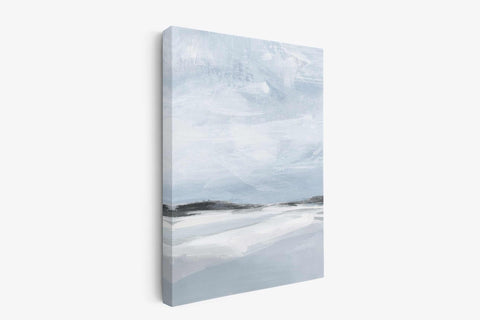 a painting on a wall with a white background