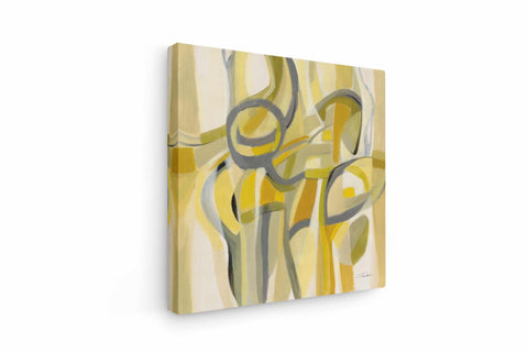 a painting on a wall with a white background