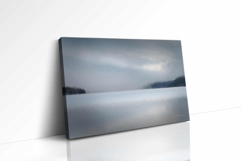 a painting on a wall with a white background