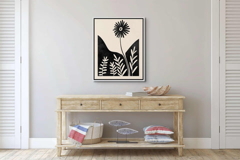 Woodblock Flower III