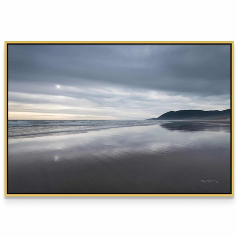 a picture of a beach with a sky background