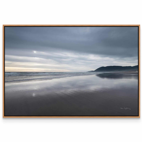a picture of a beach with a sky background